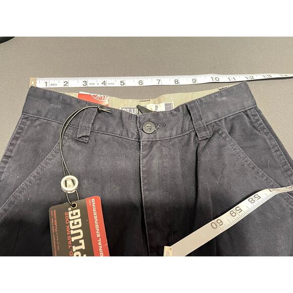 Plugg Navy Blue Cargo Pants 100% Cotton Youth Sz 8 NWT CPS19337 - Picture 9 of 9